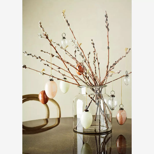 Madam Stoltz - Vase en verre transparent