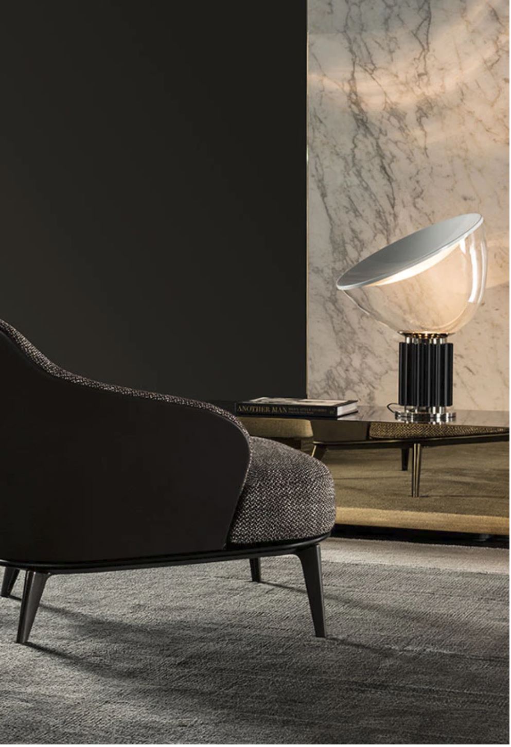 Flos - Lampe de table Taccia argent