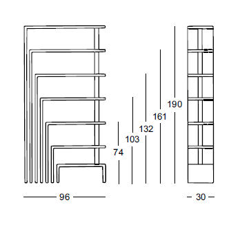 Zanotta - Joy - Bibliothèque