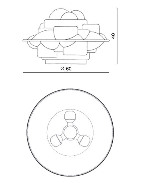 Martinelli luce - Lampe de table - Profiterolle