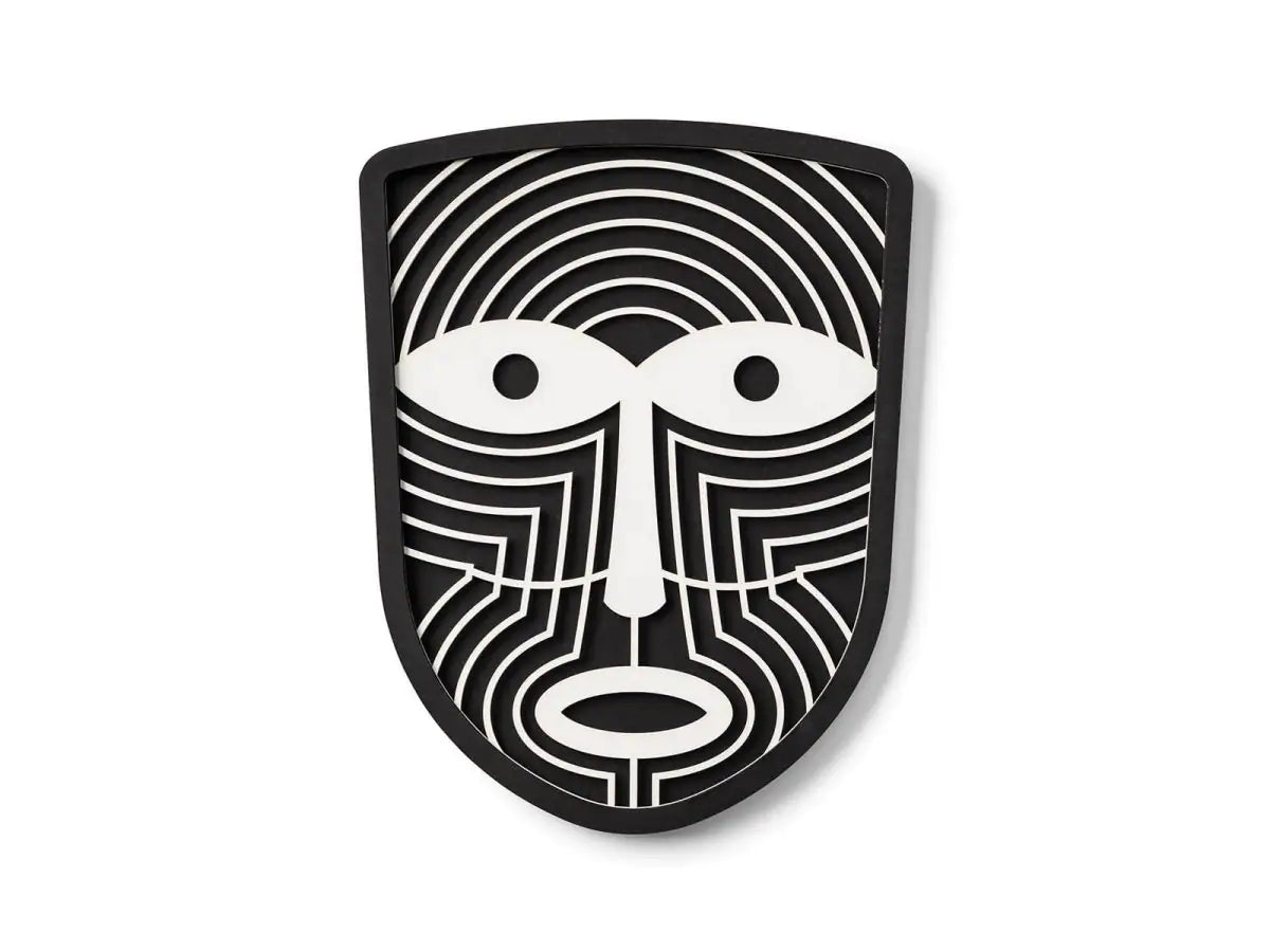 Umasq - B&W #4 Masque Mural