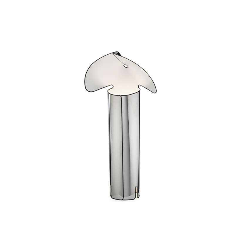 Flos - Lampadaire - Chiara Table Gris aluminium/ bord anthracite