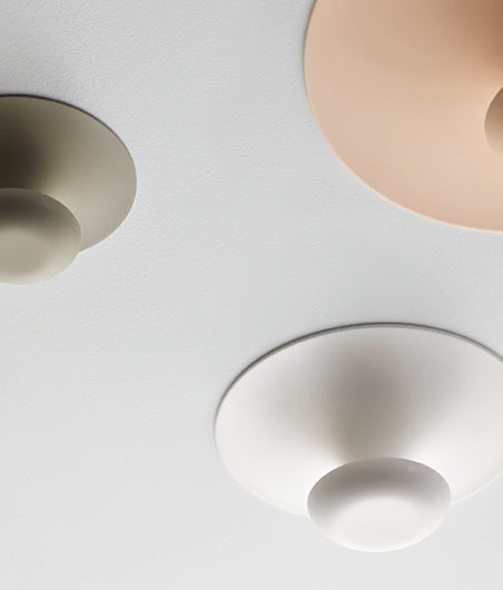 Vibia - Plafonnier - Funnel Blanc ø22 cm de Ramon Benedito