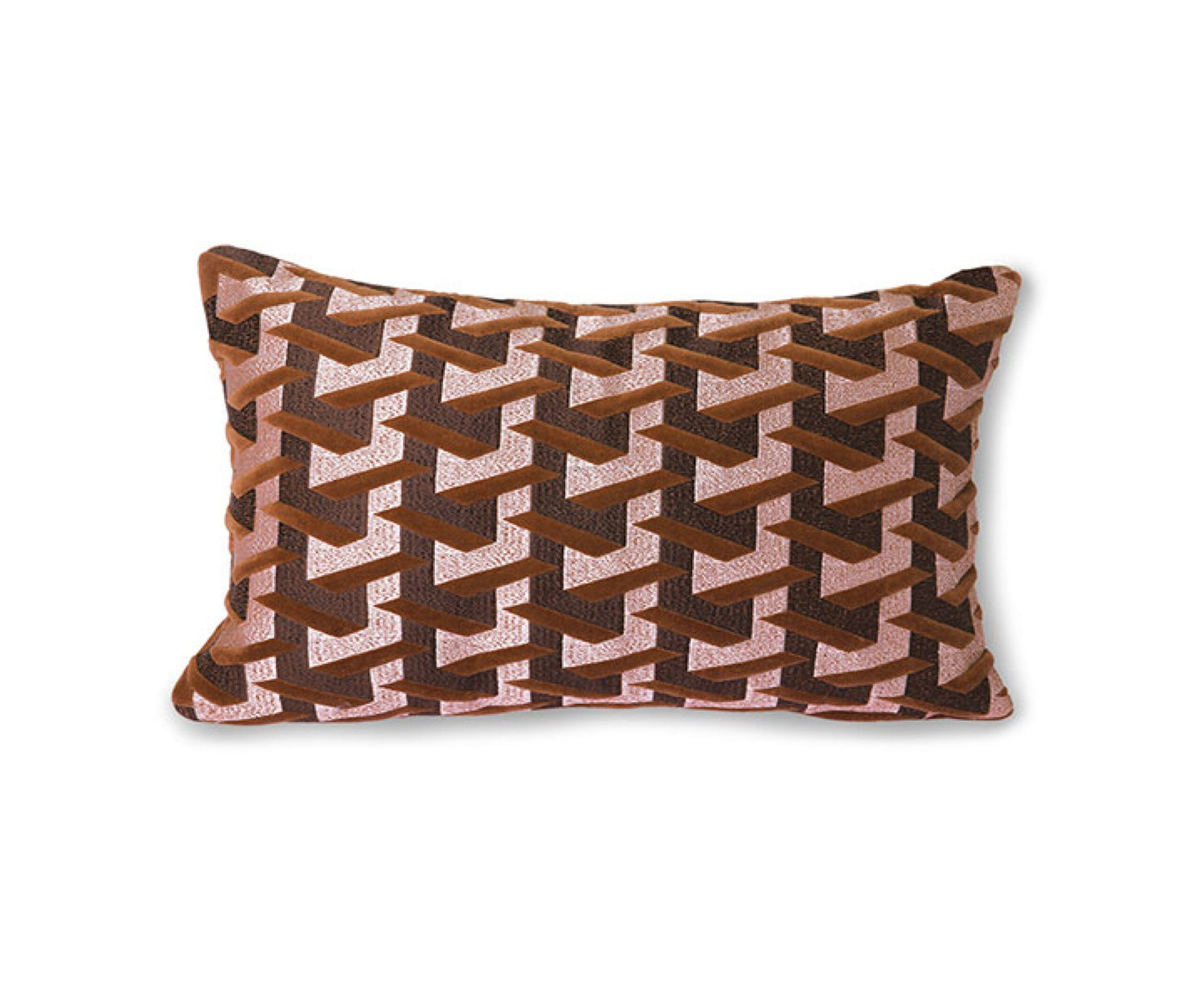 HK Living - Coussin géométrique bordeaux