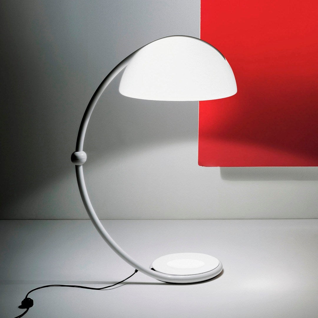 Martinelli luce - Lampadaire - Serpente blanc