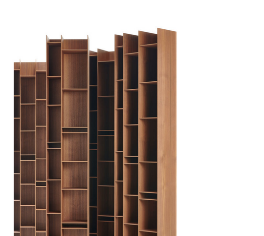 MDF Italia - Bibliothèque - Random wood 3C