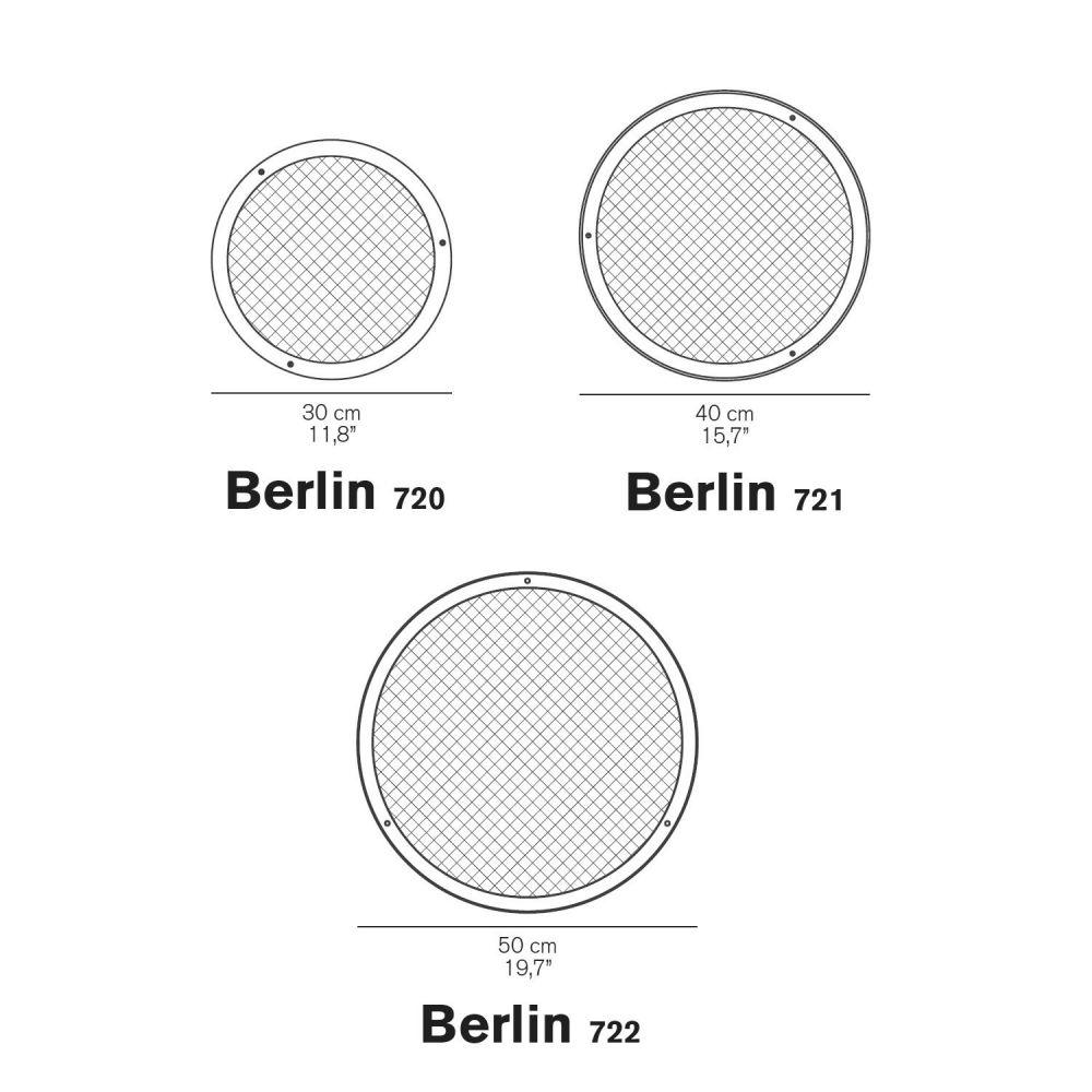 Oluce - Plafonnier - Berlin Wall Lamp/Ceiling