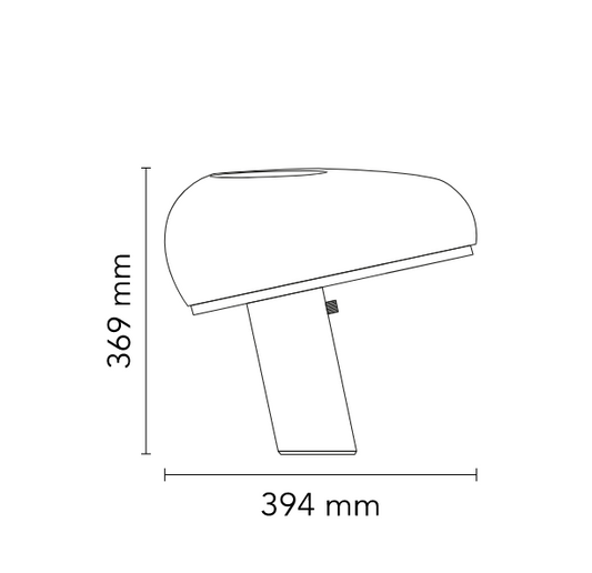 Flos - Lampe de table - Snoopy bleue