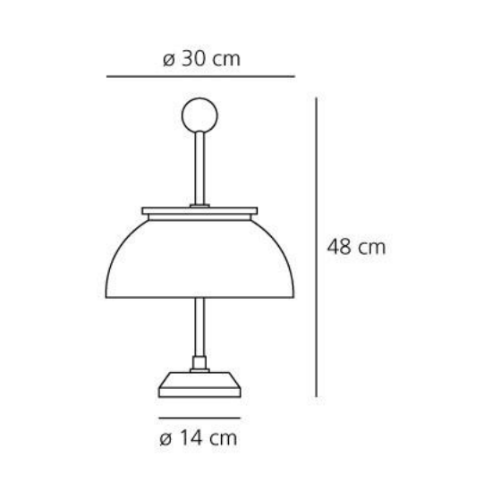 Artemide - Lampe de table - Alfa