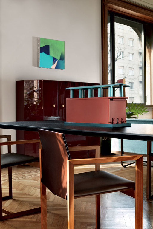 Cassina - Table NAAN allongeable en noyer canaletto