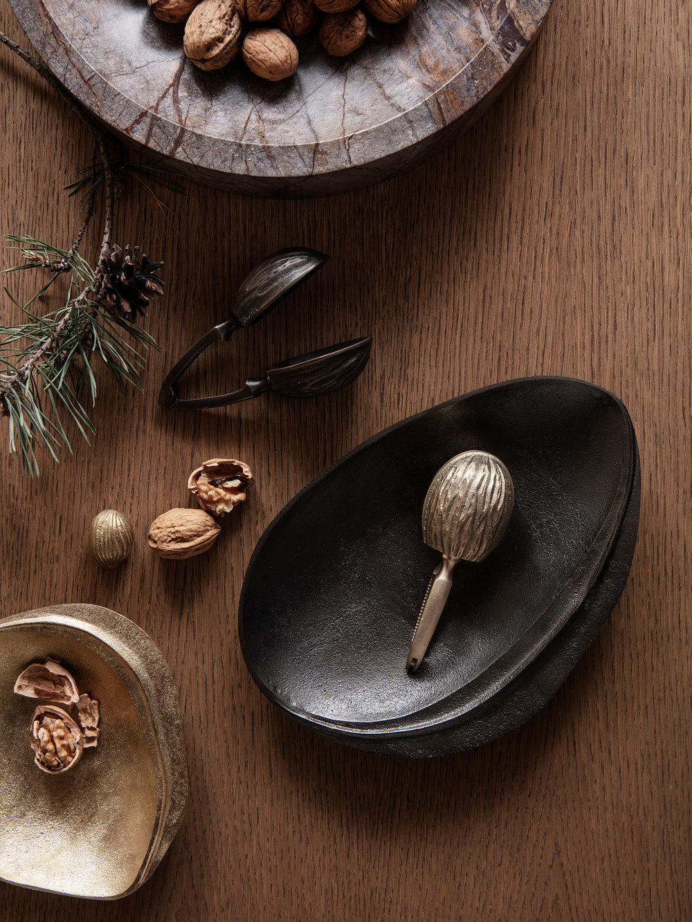 Ferm Living - Casse-noix Laiton Forest