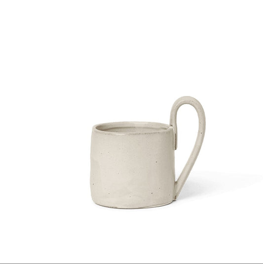 Ferm Living - Mug Flow - Moucheté blanc cassé