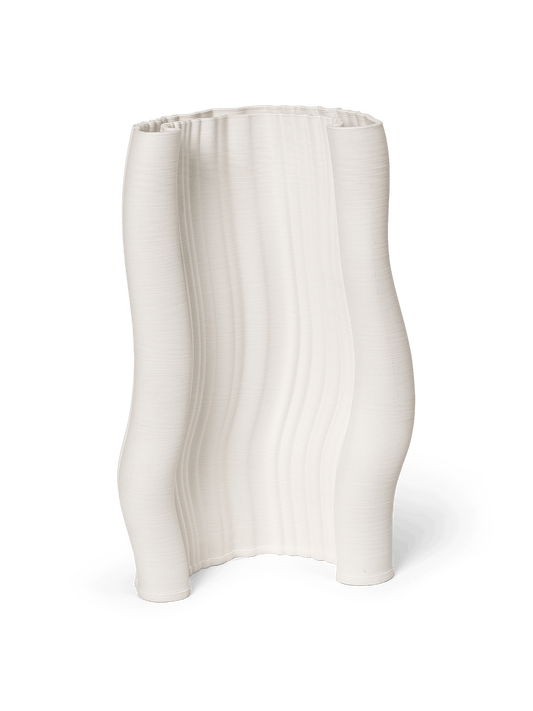 Ferm Living - Vase Moire - H30 - Blanc cassé