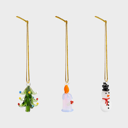 &klevering - Set de 3 décorations de Noël Merry n°2