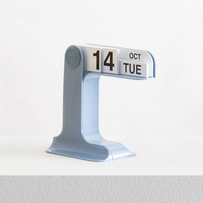 Danese - Calendrier perpétuel Timor Enzo Mari - bleu clair