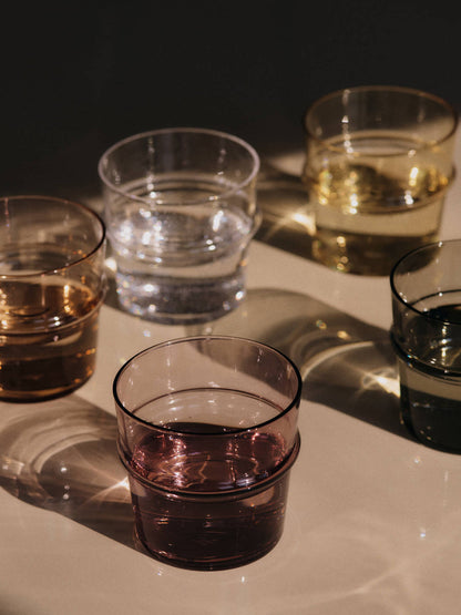 Ferm Living - Verres bas Boya - Lot de 2 - Mauve