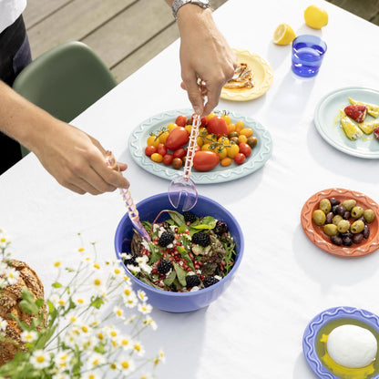 & klevering -  Couverts à salade Sling roses