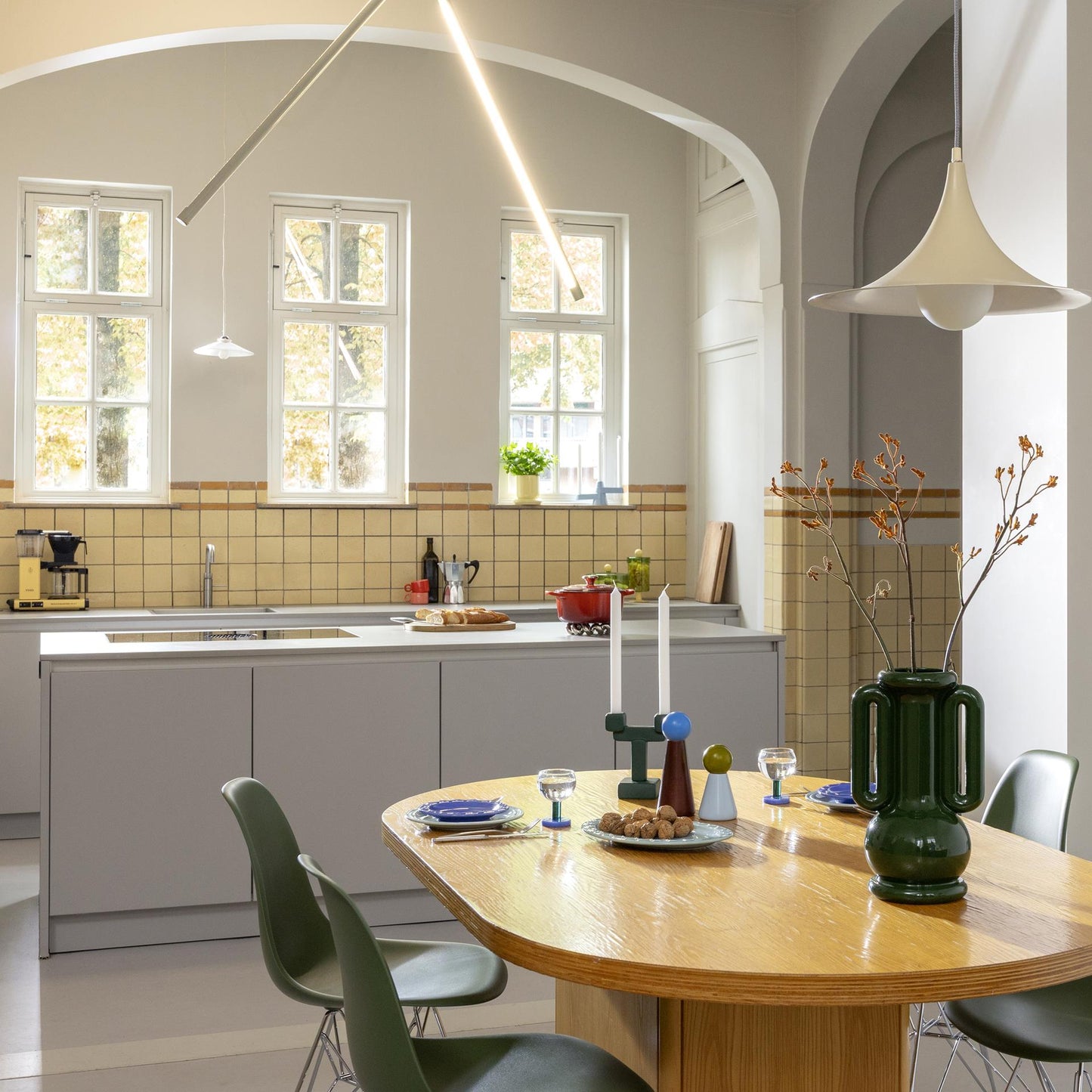 & klevering - Vase Amfora Vert