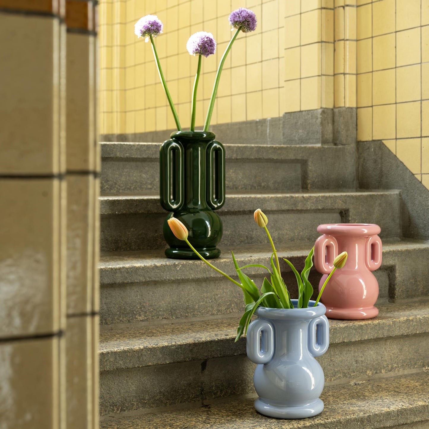 & klevering - Vase Amfora Vert