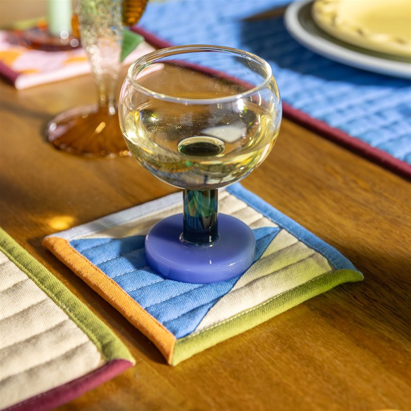 &klevering - Set de 4 Dessous de verre en coton
