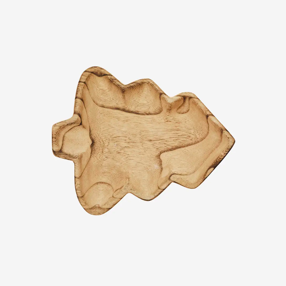 Madam Stoltz - Plateau en bois sapin de Noël 26x30