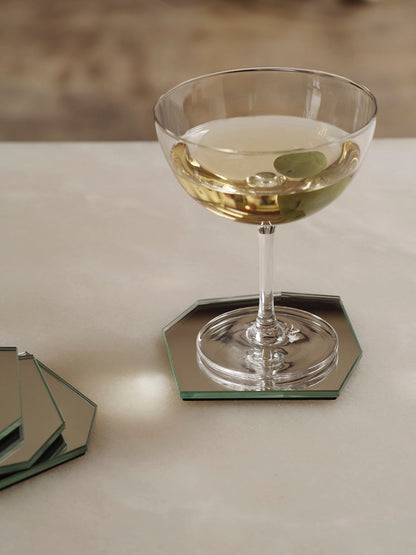 Ferm Living - Dessous de verre Miroir Shard - Lot de 4