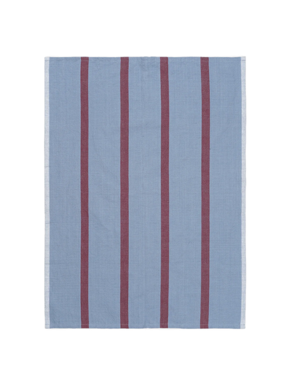 Ferm Living - Torchon blue & Burgundy