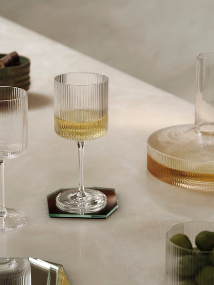 Ferm Living - Dessous de verre Miroir Shard - Lot de 4