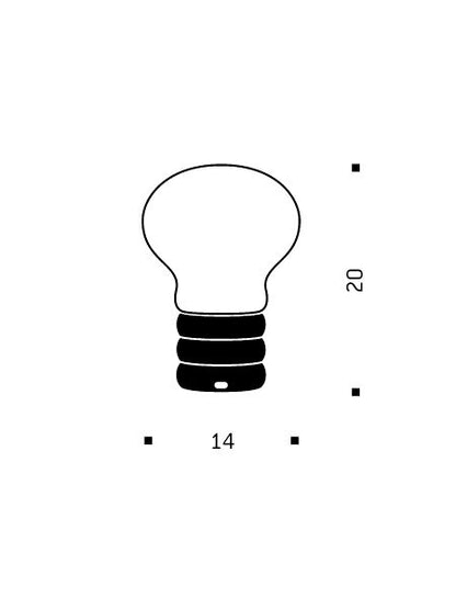 Ingo Maurer - Lampe de table B.Bulb