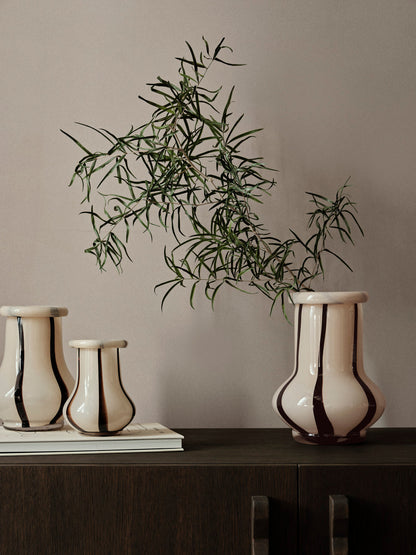 Ferm Living - Petit vase Riban - H15 - Crème