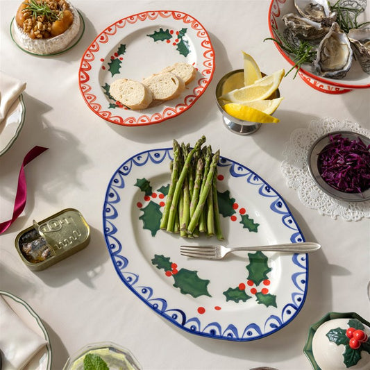 &klevering - Assiette de service Holly