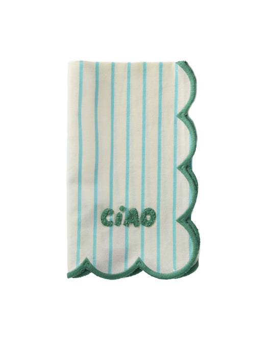 Rice - Serviettes en coton - Vert Menthe - Set de 6