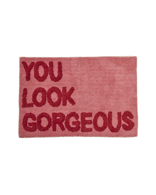 Rice - Tapis de sol rectangulaire touffeté - Rose - YOU LOOK GORGEOUS