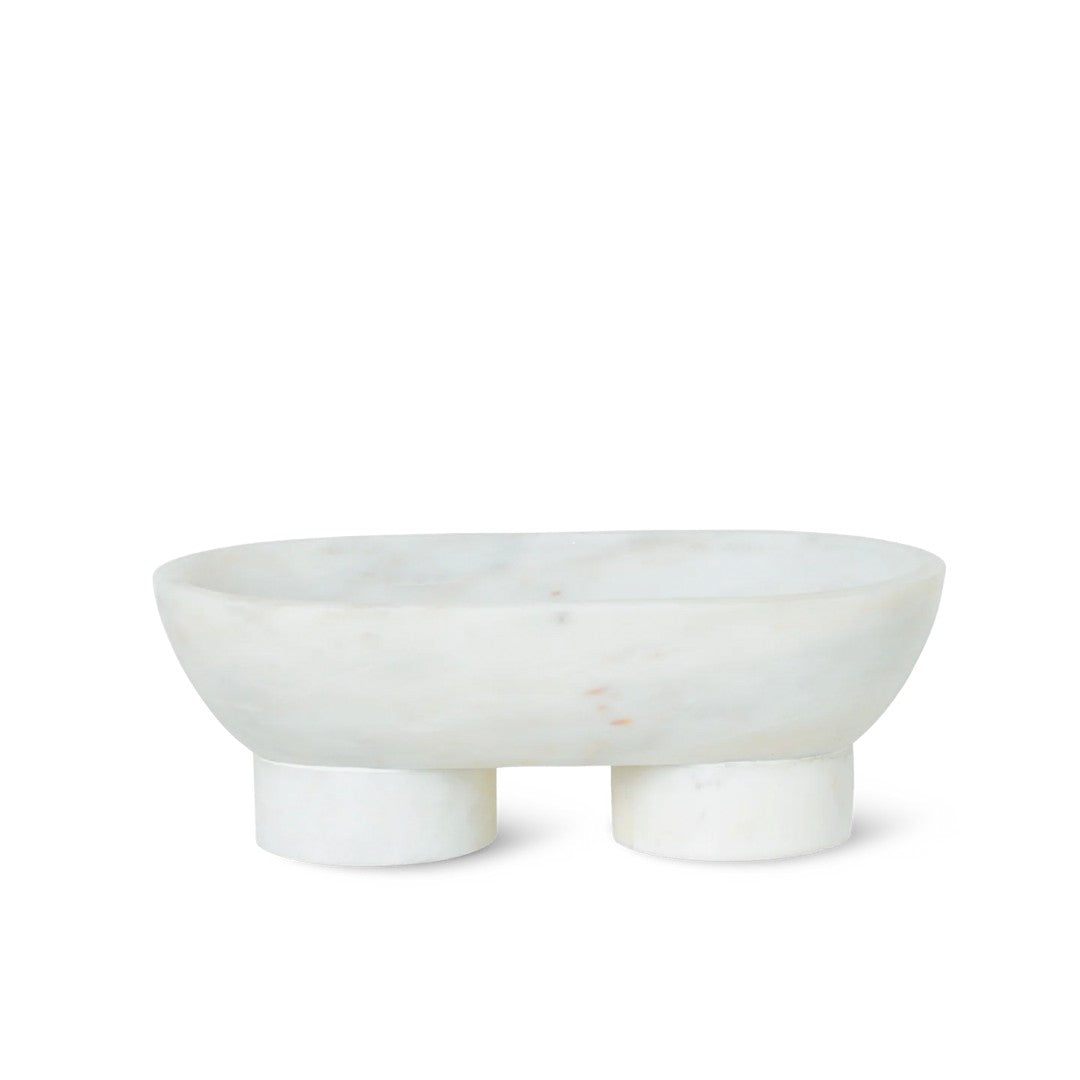 Ferm Living - Bol Alza en marbre blanc