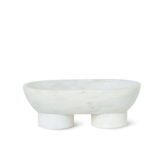 Ferm Living - Bol Alza en marbre blanc