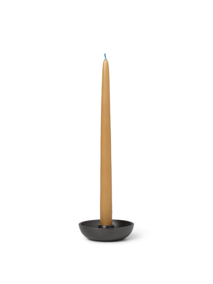 Ferm Living -  Bougeoir Bowl - Simple - Aluminium noir