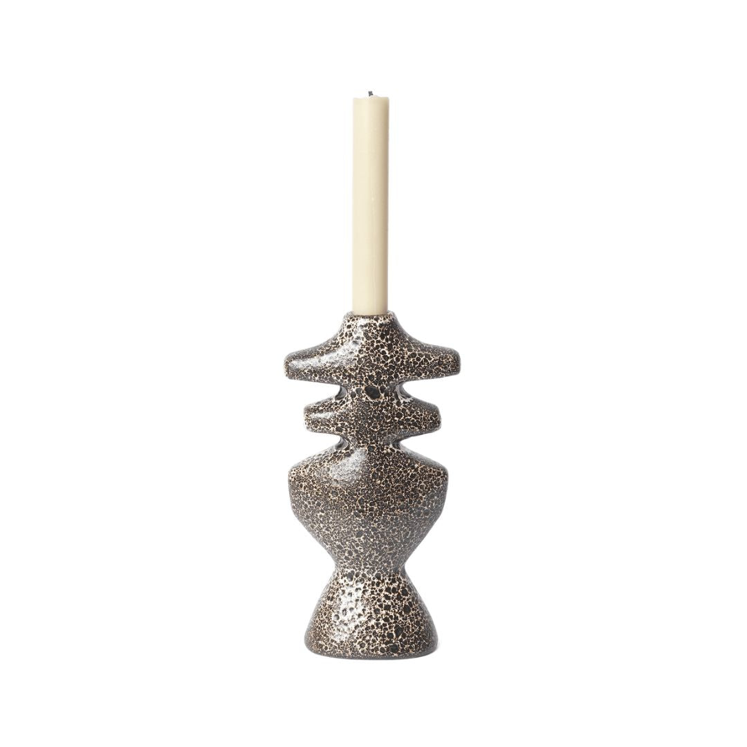 Ferm Living - Bougeoir Yara - Grand - Marron