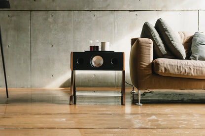 La Boite Concept -  Table d'appoint Cube LW Noyer