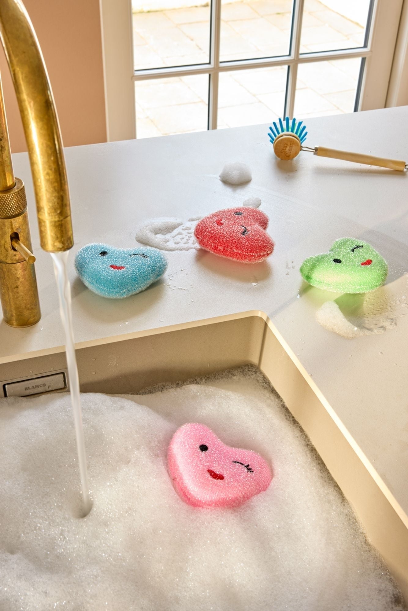 Rice - Éponge Cœur Rouge