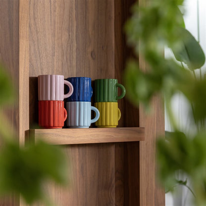 Klevering - Tasses/Mug tube multicolores 6 pièces