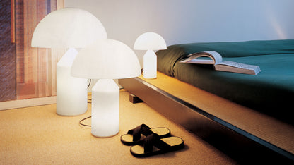 Oluce - Lampe de table - Atollo Verre Opale 237