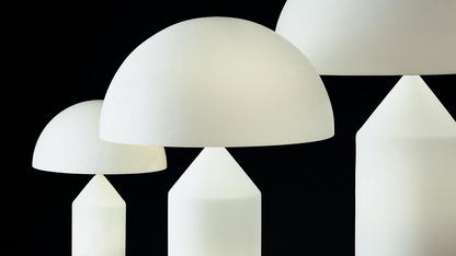 Oluce - Lampe de table - Atollo Verre Opale 237