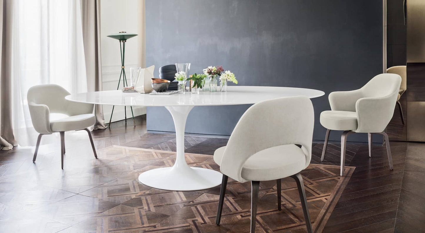Knoll International - Table à manger - Saarinen ovale -  198 x 121 H 74cm