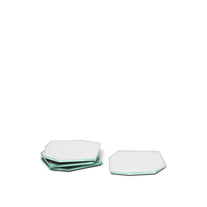 Ferm Living - Dessous de verre Miroir Shard - Lot de 4
