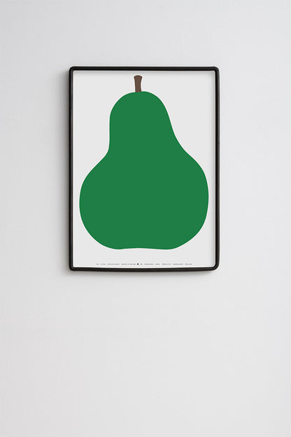 Danese -  Sérigraphie Due, la Pera de Enzo Mari, 50x70cm