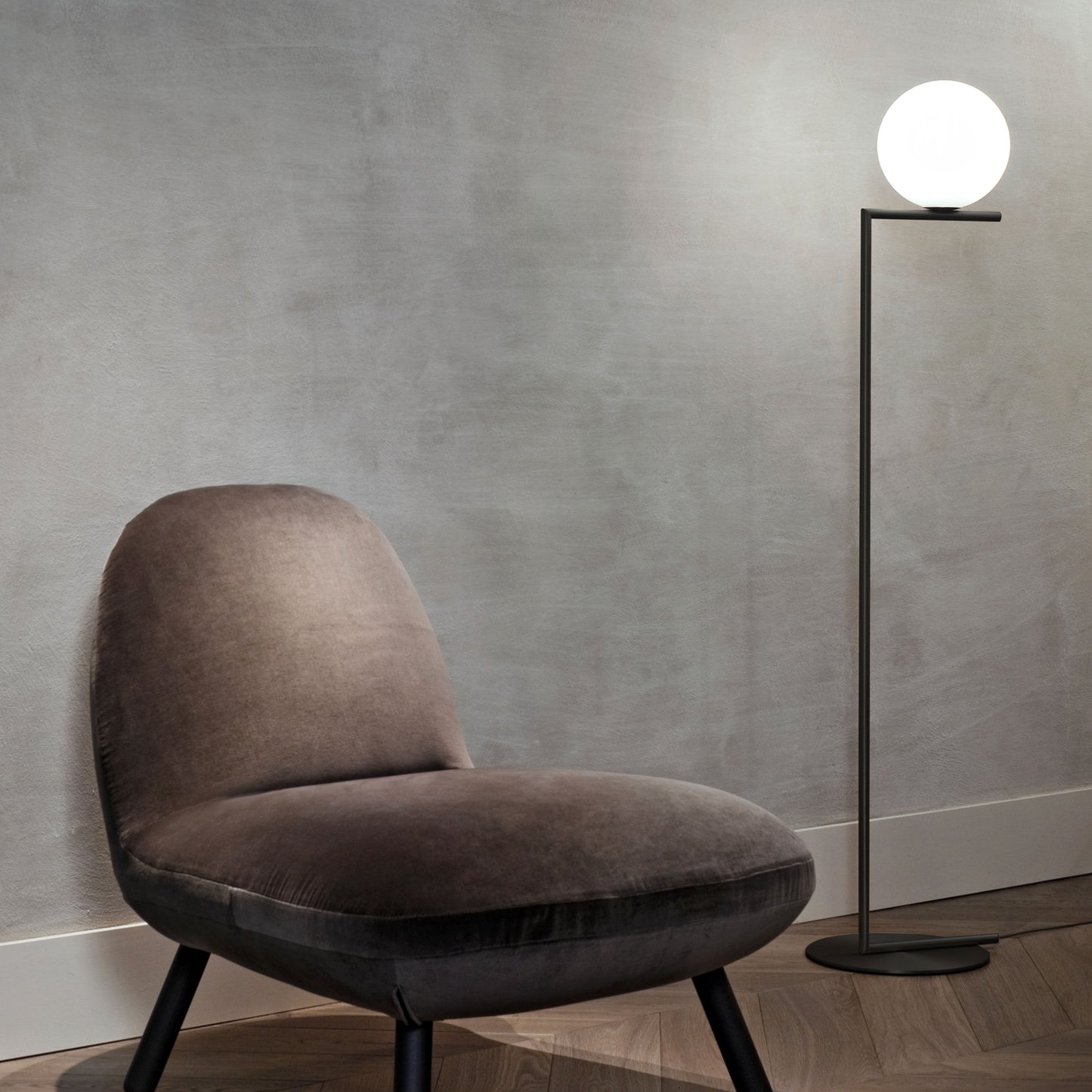 Flos - IC F1 lampadaire noir