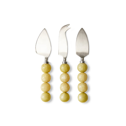 HK Living - Couteaux à fromage Lemon - Set de 3