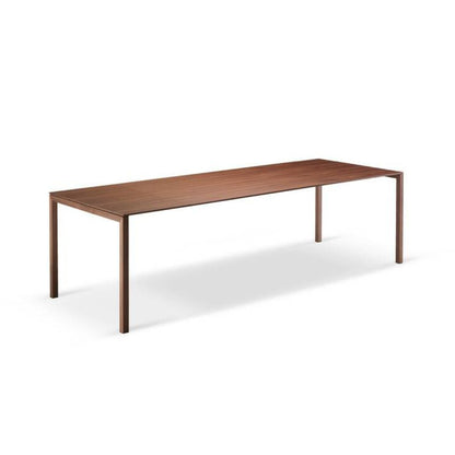 Cassina - Table NAAN allongeable en noyer canaletto