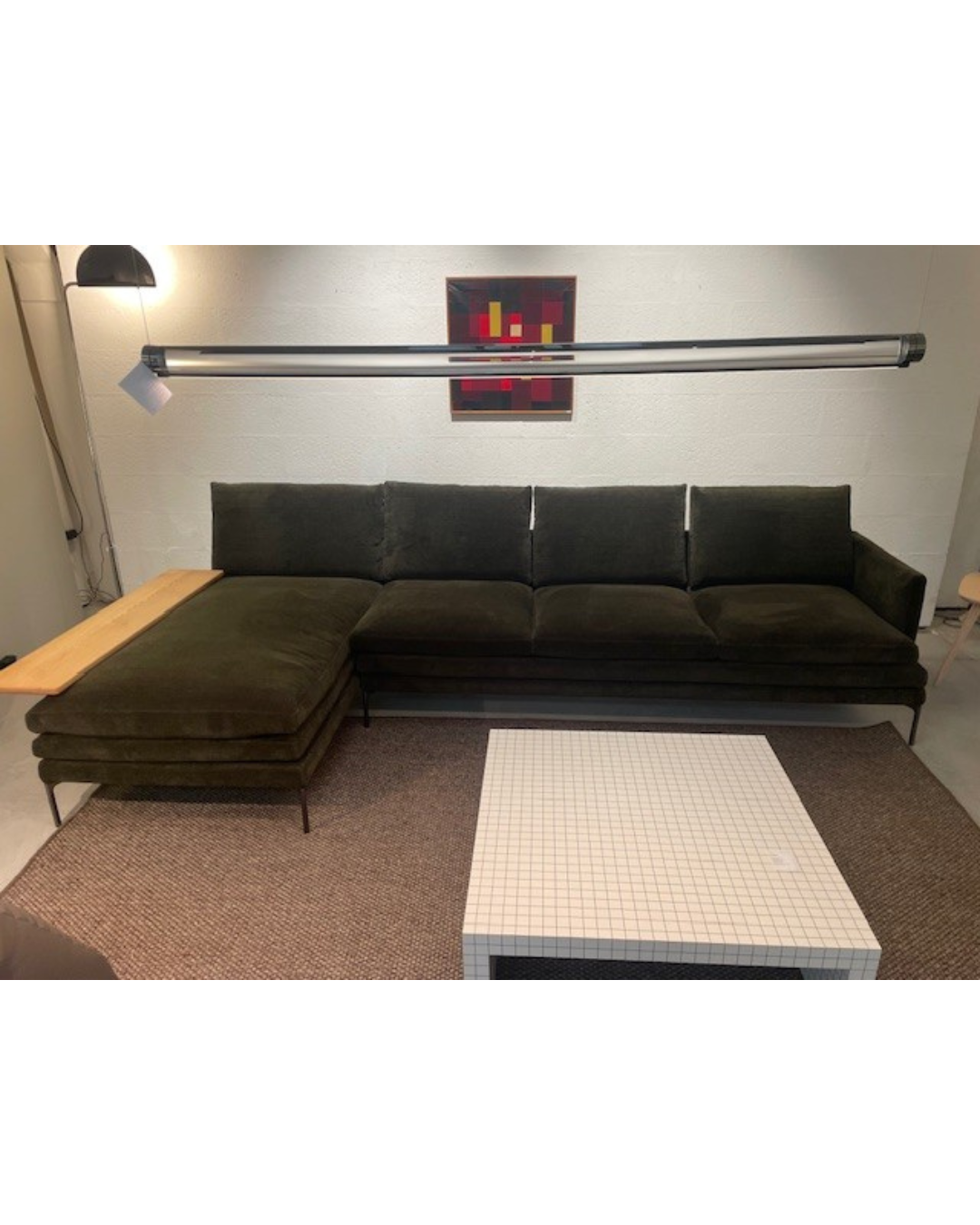 Zanotta - Canapé William 3 places avec méridienne