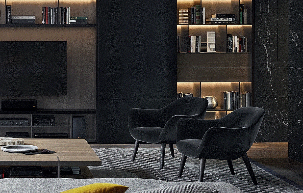 Poliform - Fauteuil à accoudoirs Mad chair